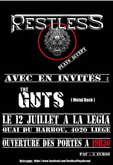 The Guts, merch et affiches de concert — photo 8 sur 8