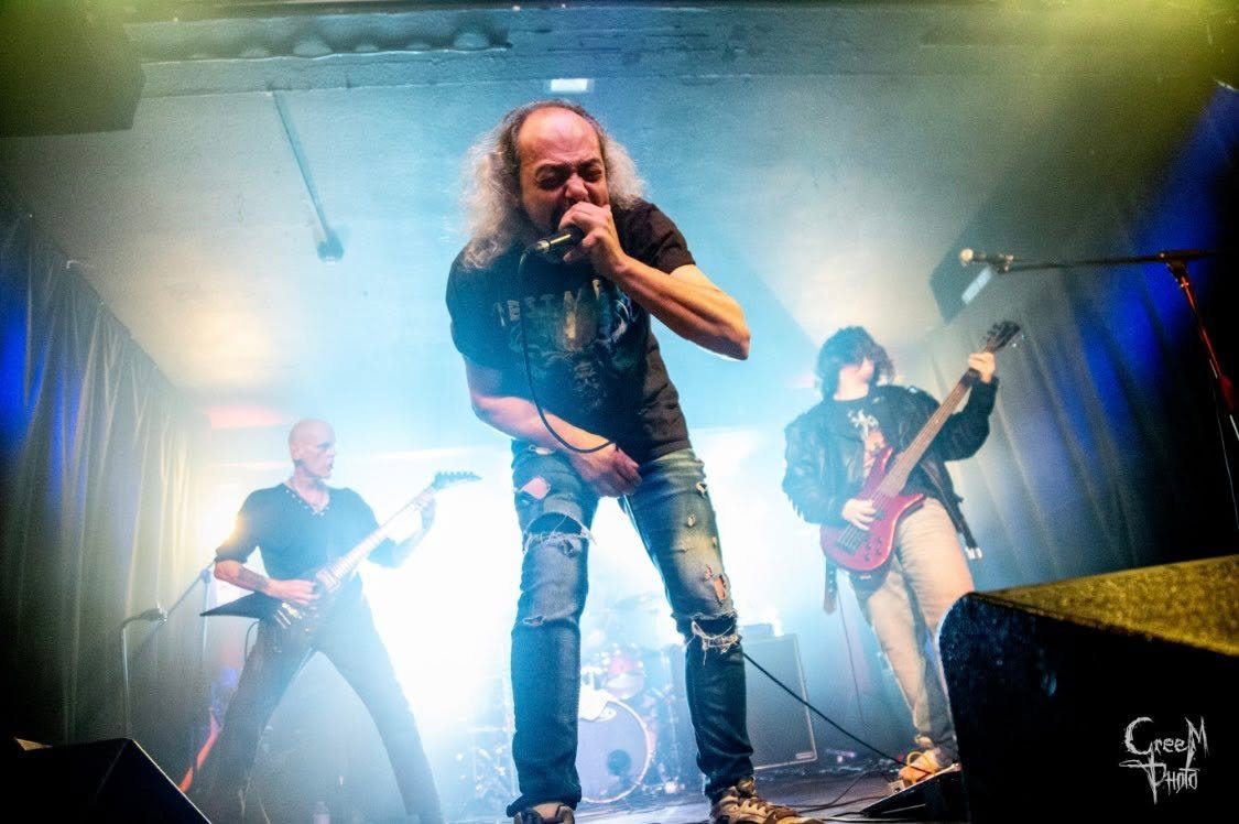 The Guts au complet sur la scène du MJ Metal Fest 2025 à Verviers