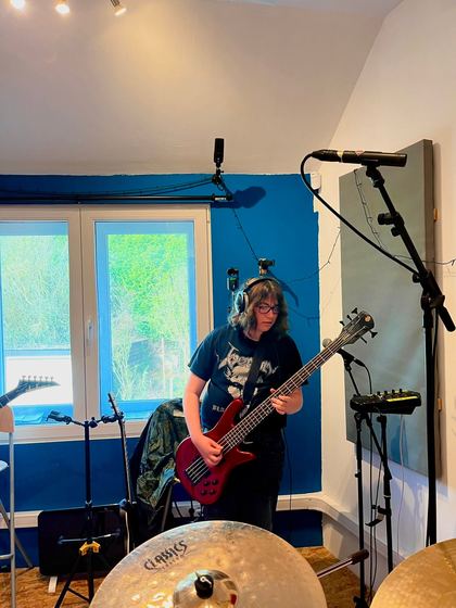 The Guts en enregistrement au White Cat Studio, mars 2026 — photo 3 sur 7