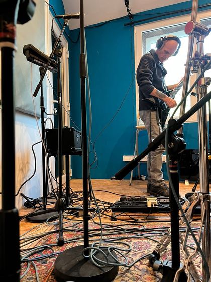 The Guts en enregistrement au White Cat Studio, mars 2026 — photo 5 sur 7