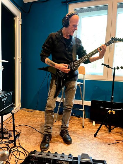 The Guts en enregistrement au White Cat Studio, mars 2026 — photo 6 sur 7